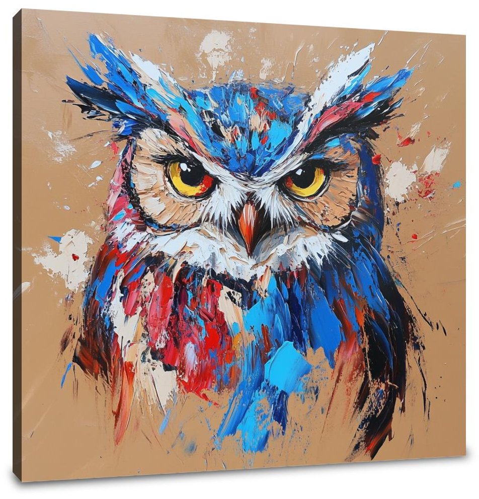 Electric Owl Canvas