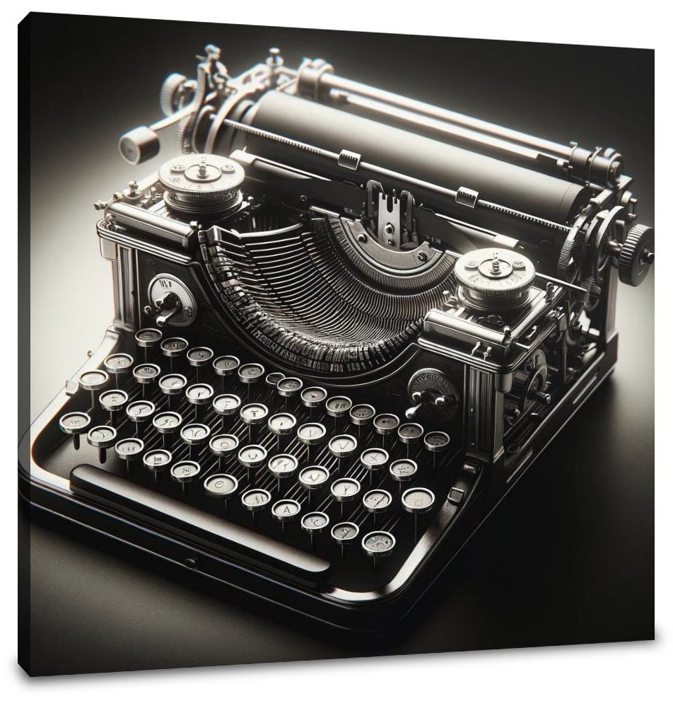 Classic Typewriter Canvas