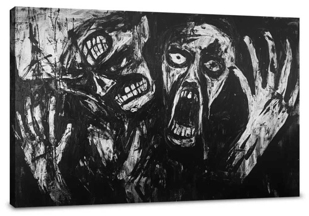 Madness on Monochrome Canvas