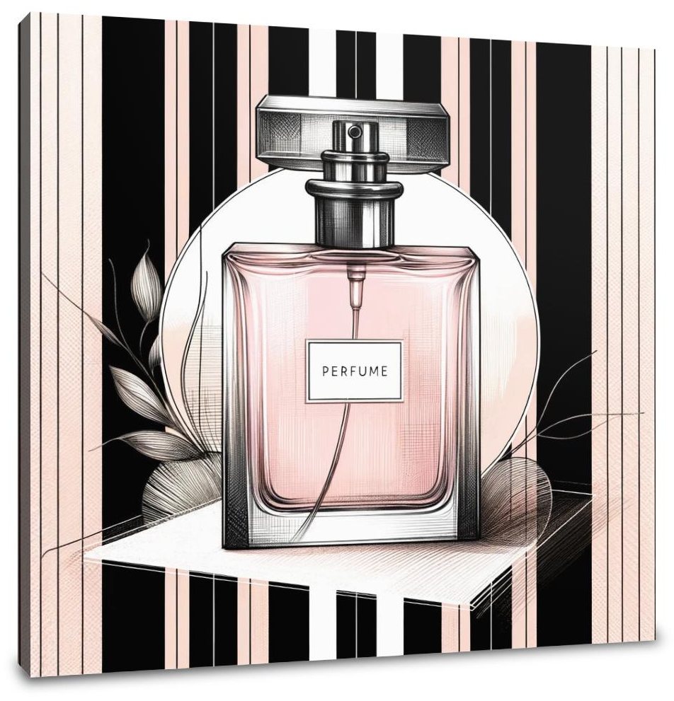 Elegance in Stripes Canvas