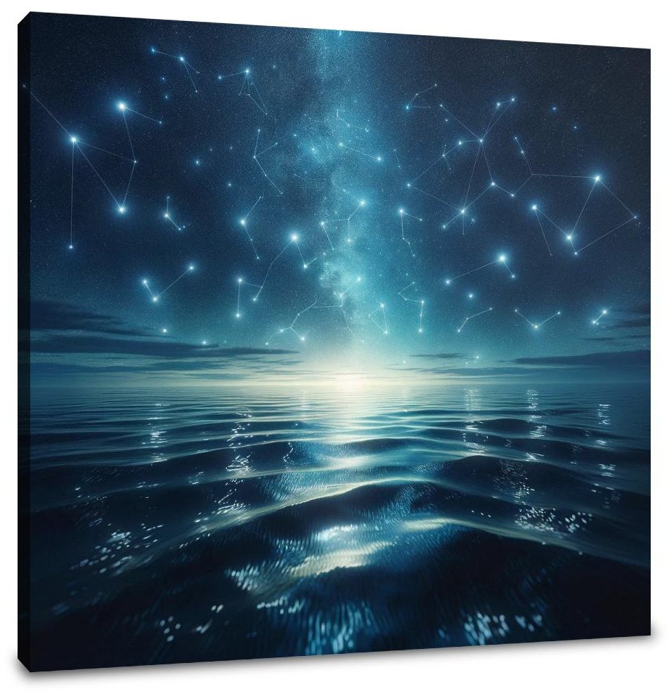 Nautical Starlight Canvas