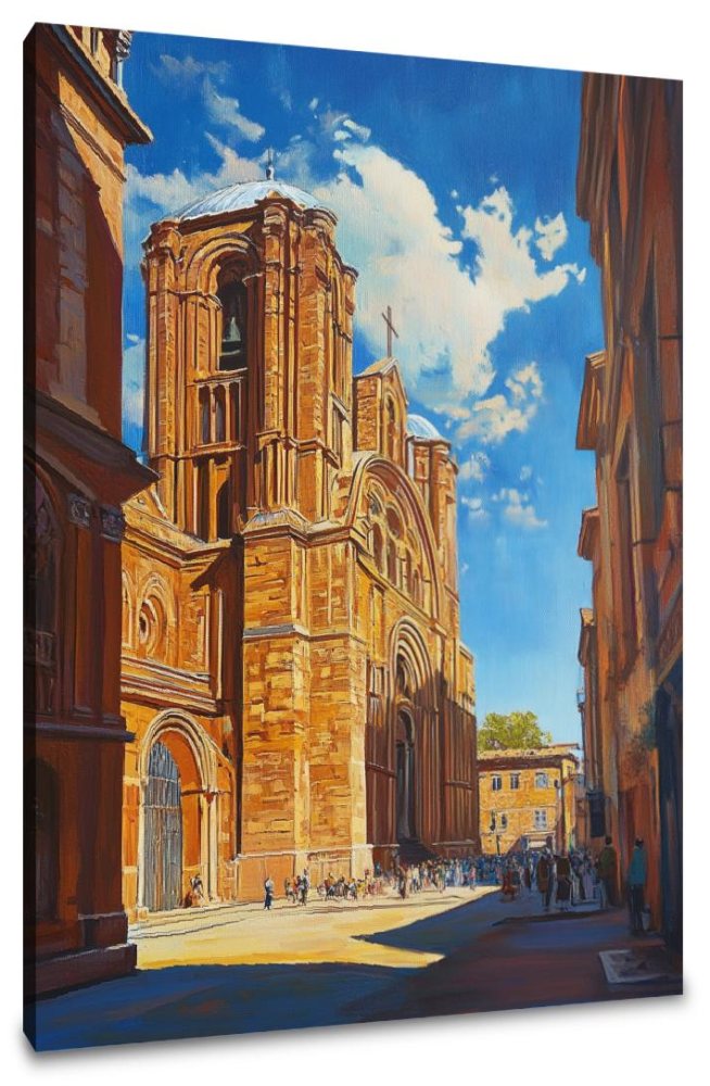 Saint-Sernin Heritage Canvas
