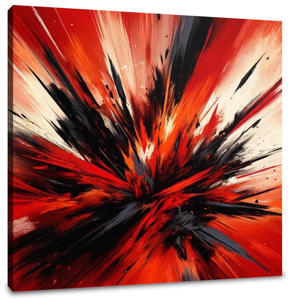 Rage Exploded Canvas