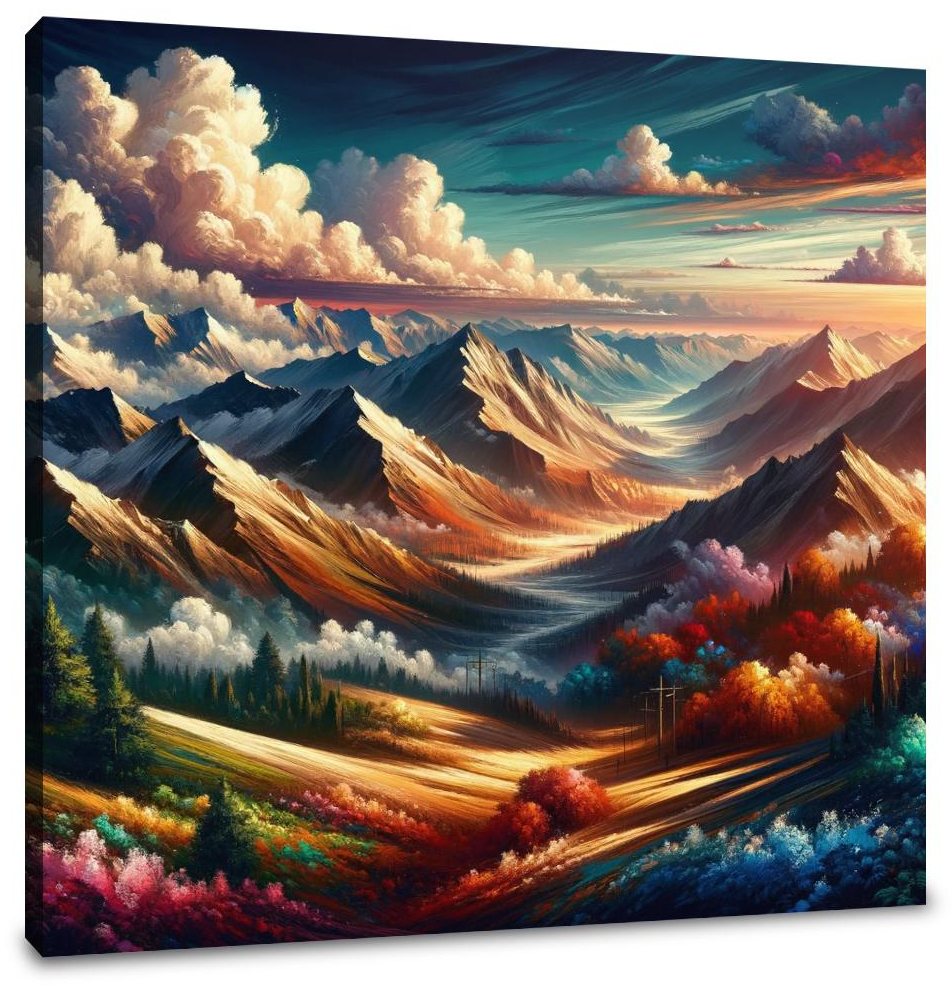 Mountain Melodies in the Tropics Canvas