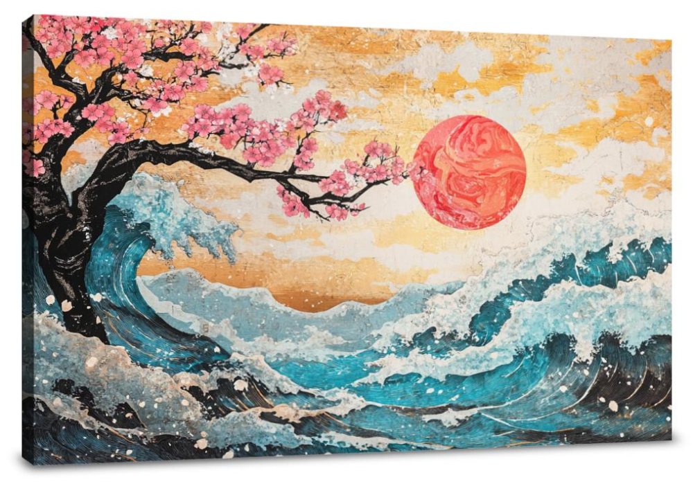 Vibrant Nature Burst Canvas
