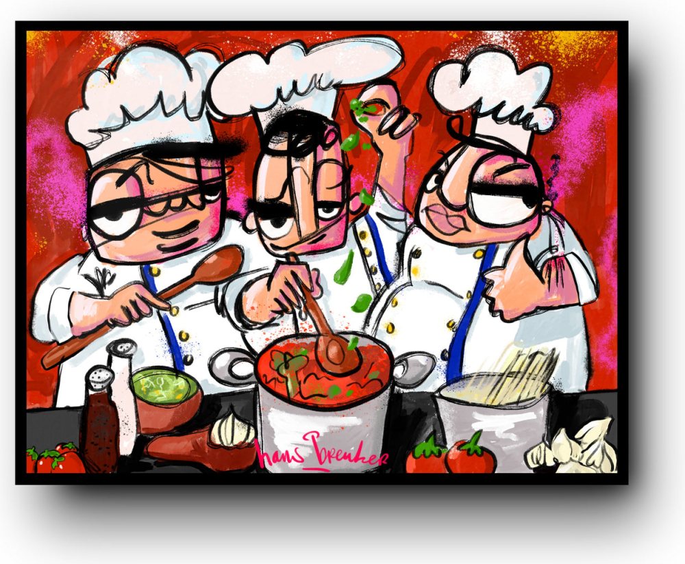 Crazy soup chefs