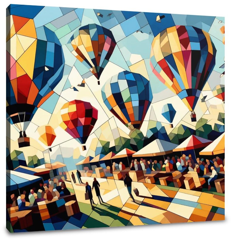 Festival of Shapes Canvas