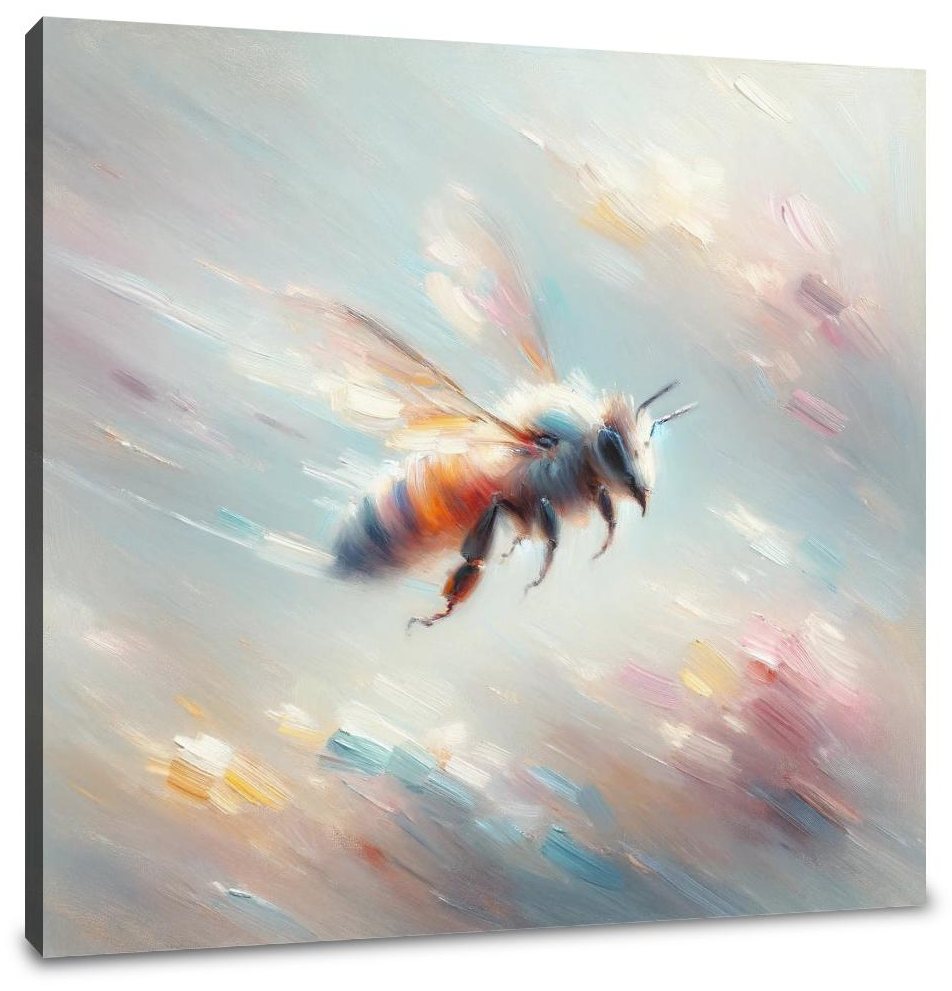 Ethereal Bee Flight Canvas
