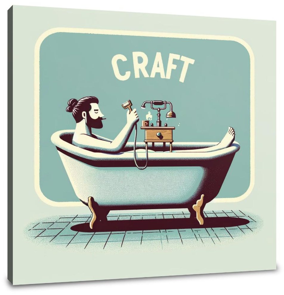 Retro Relaxation Canvas