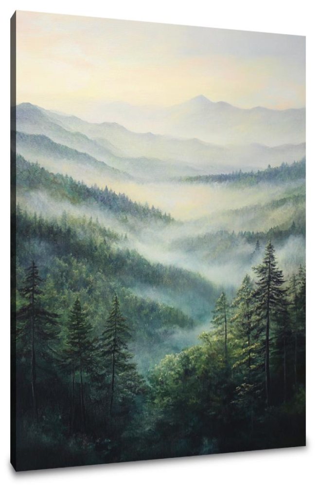 Blue Ridge Misty Canvas