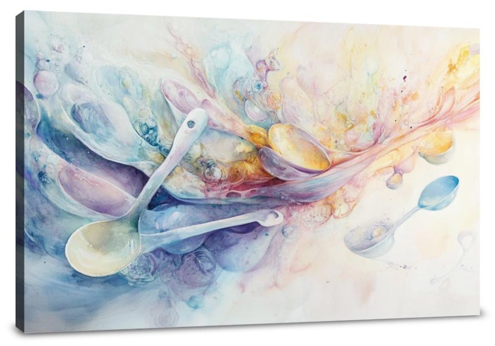 Surreal Utensil Dream Canvas