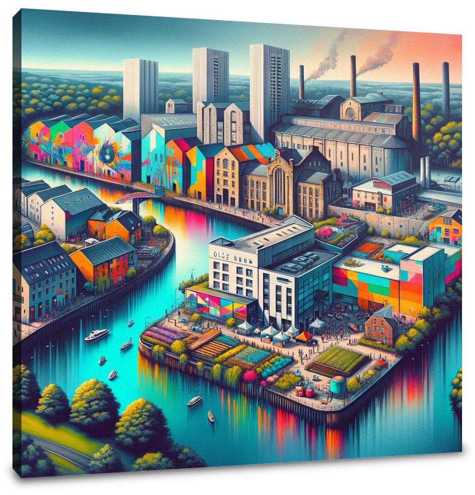 Newcastle Ouseburn Valley Creative Fusion Canvas