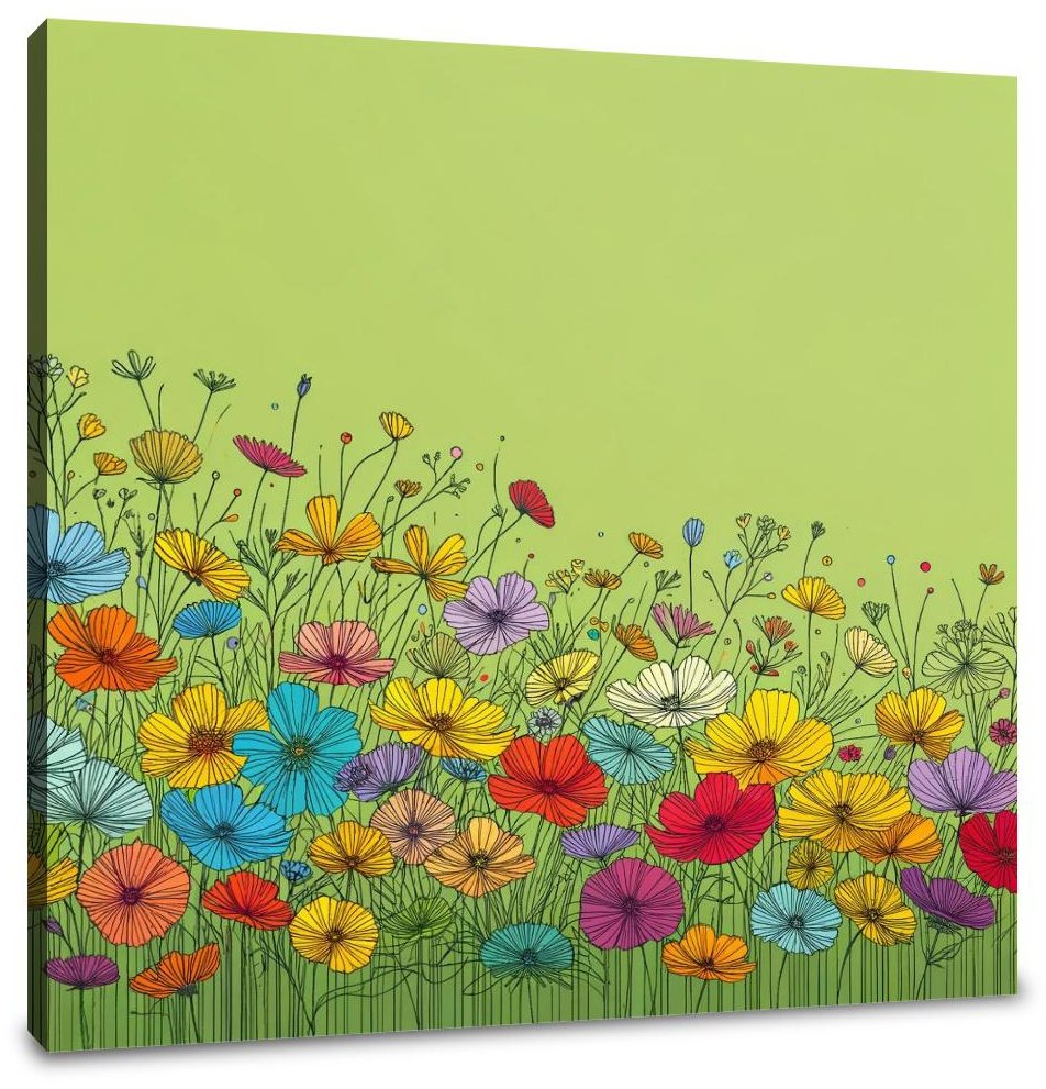 Spring Awakening in Colorful Canvas
