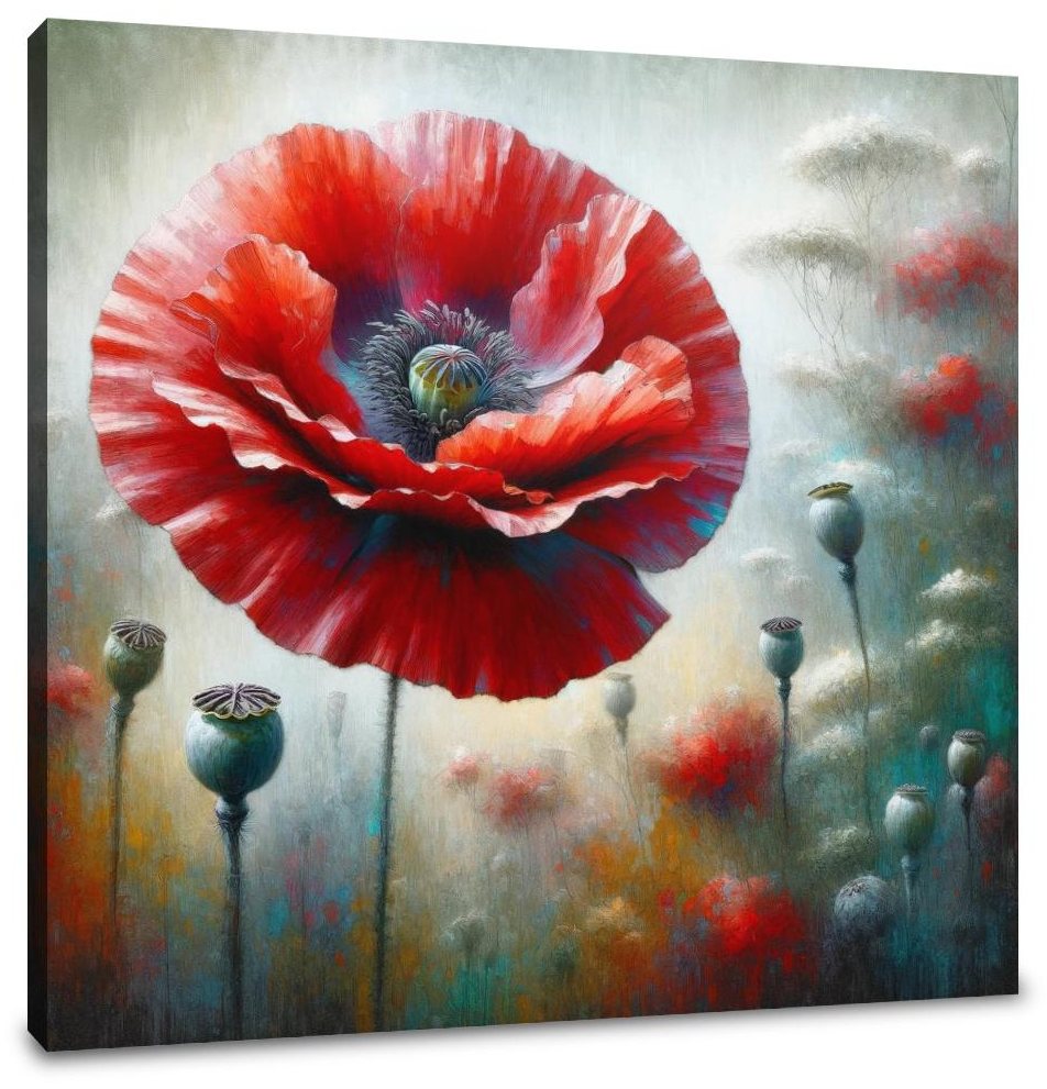 Solitude in Bloom Canvas