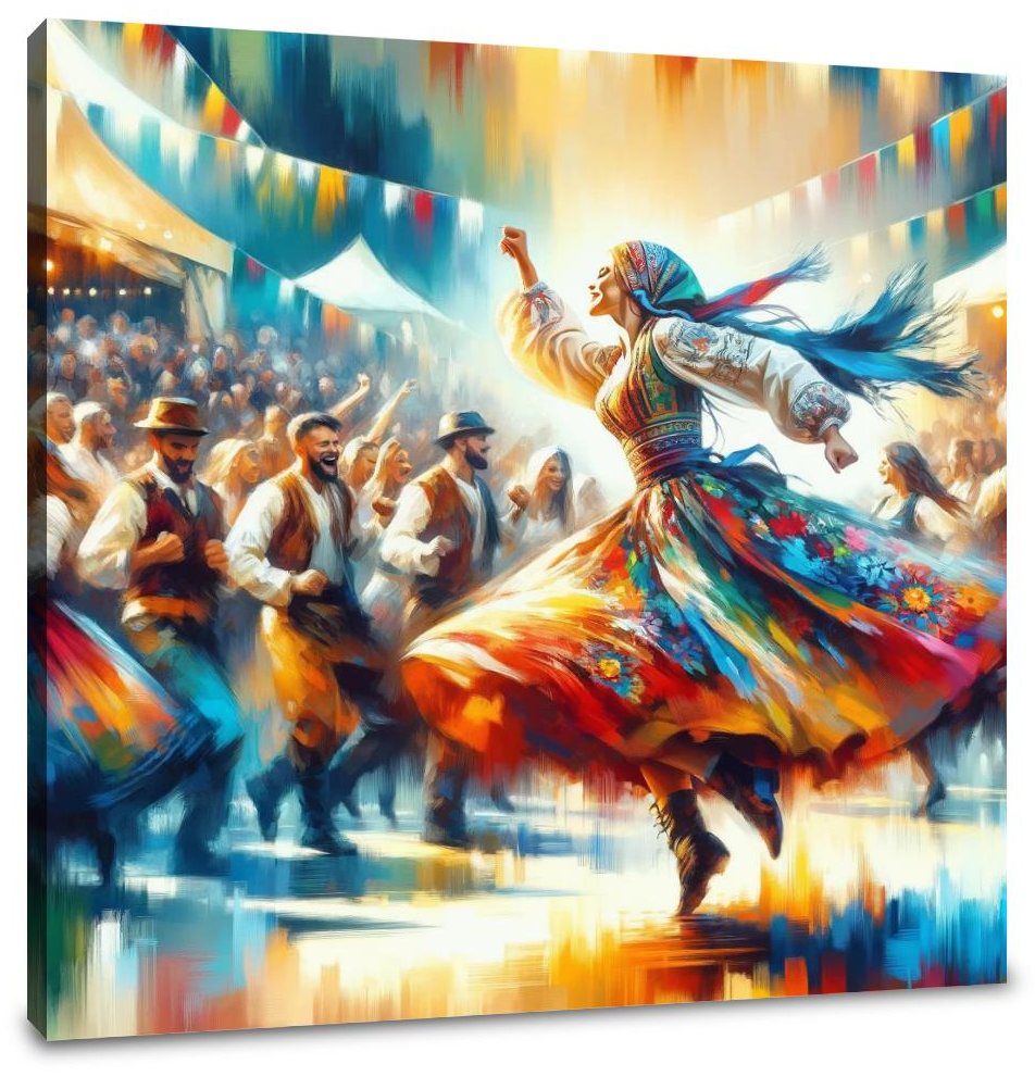 Festival Dance Canvas