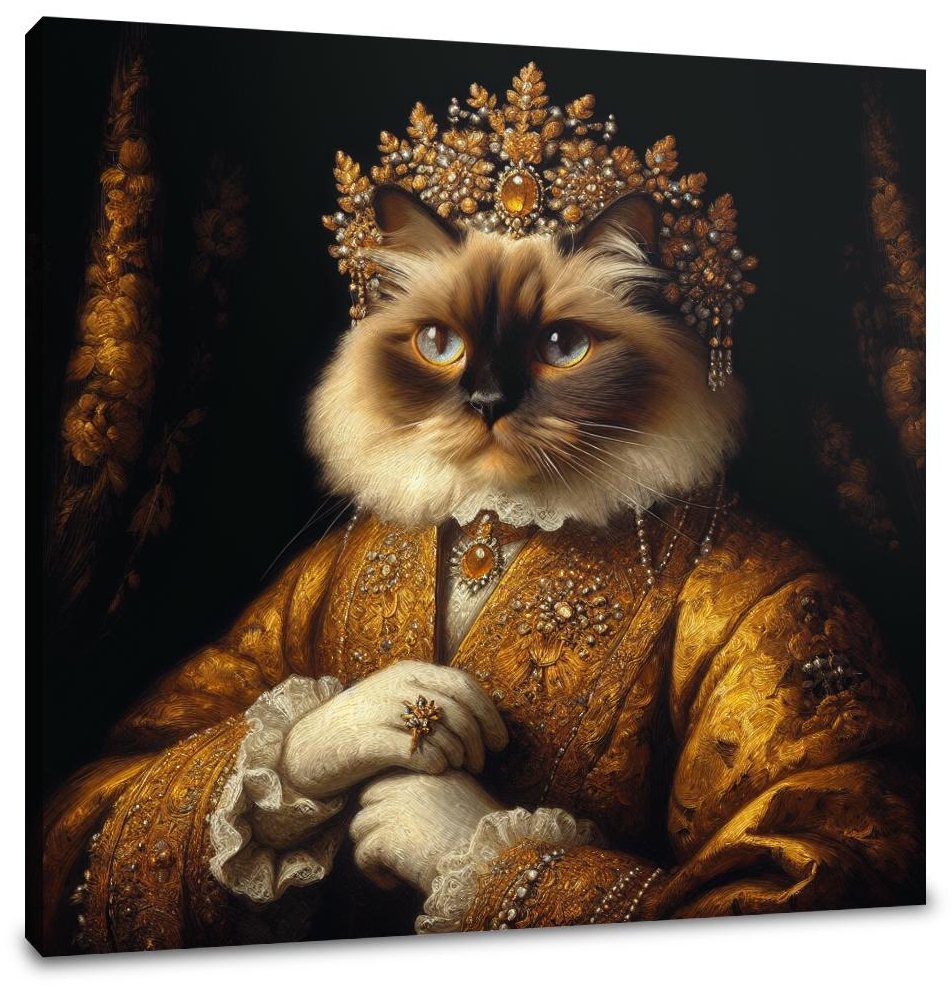 Regal Ragdoll Royalty Canvas