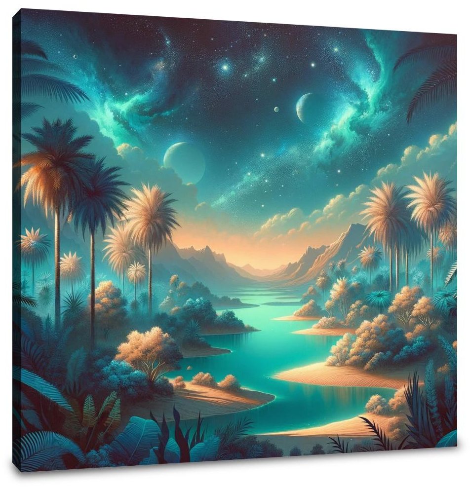 Celestial Oasis Canvas