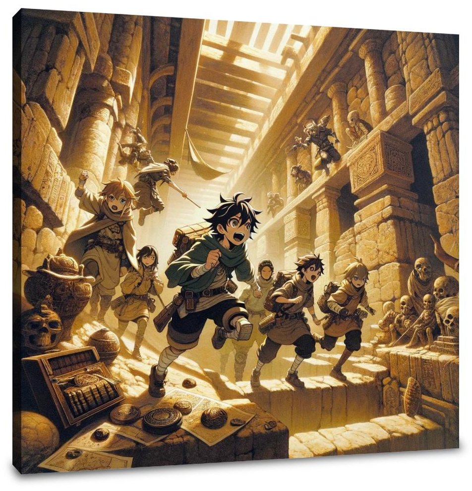 Ruins Quest Chronicles Canvas