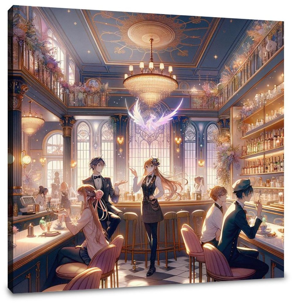 Enchanted Urban Elegance Canvas