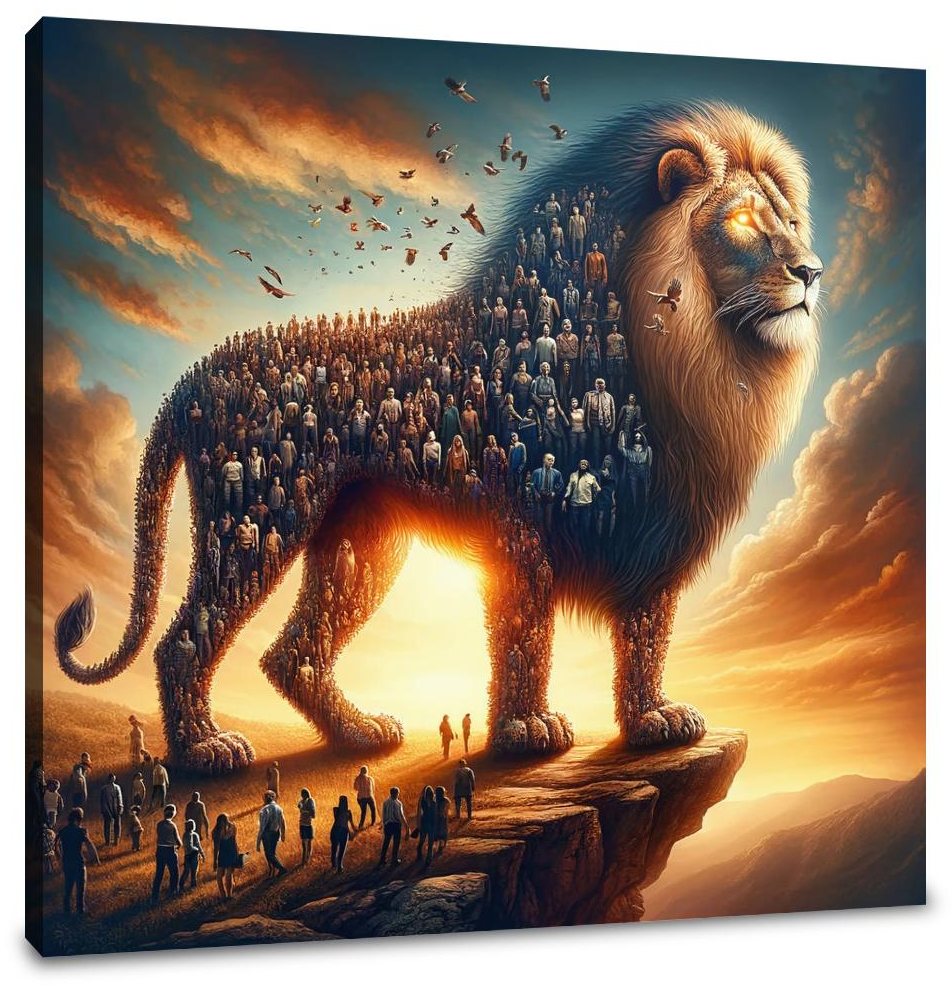 Lion's United Loyalty Canvas