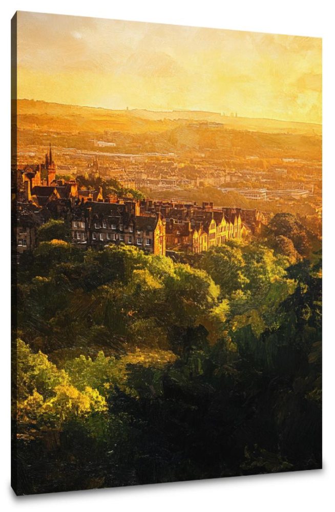 Arthur's Seat Sunset Canvas