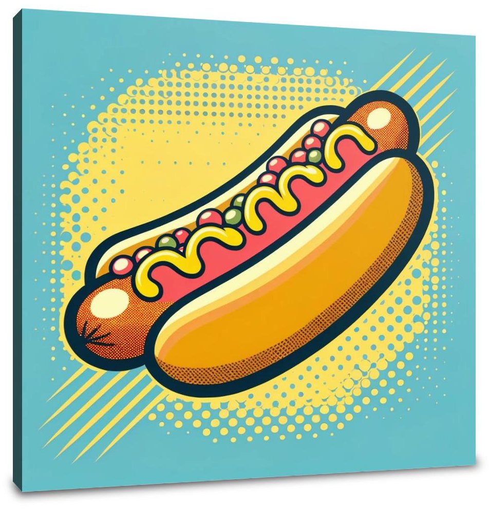 Pop Dog Canvas
