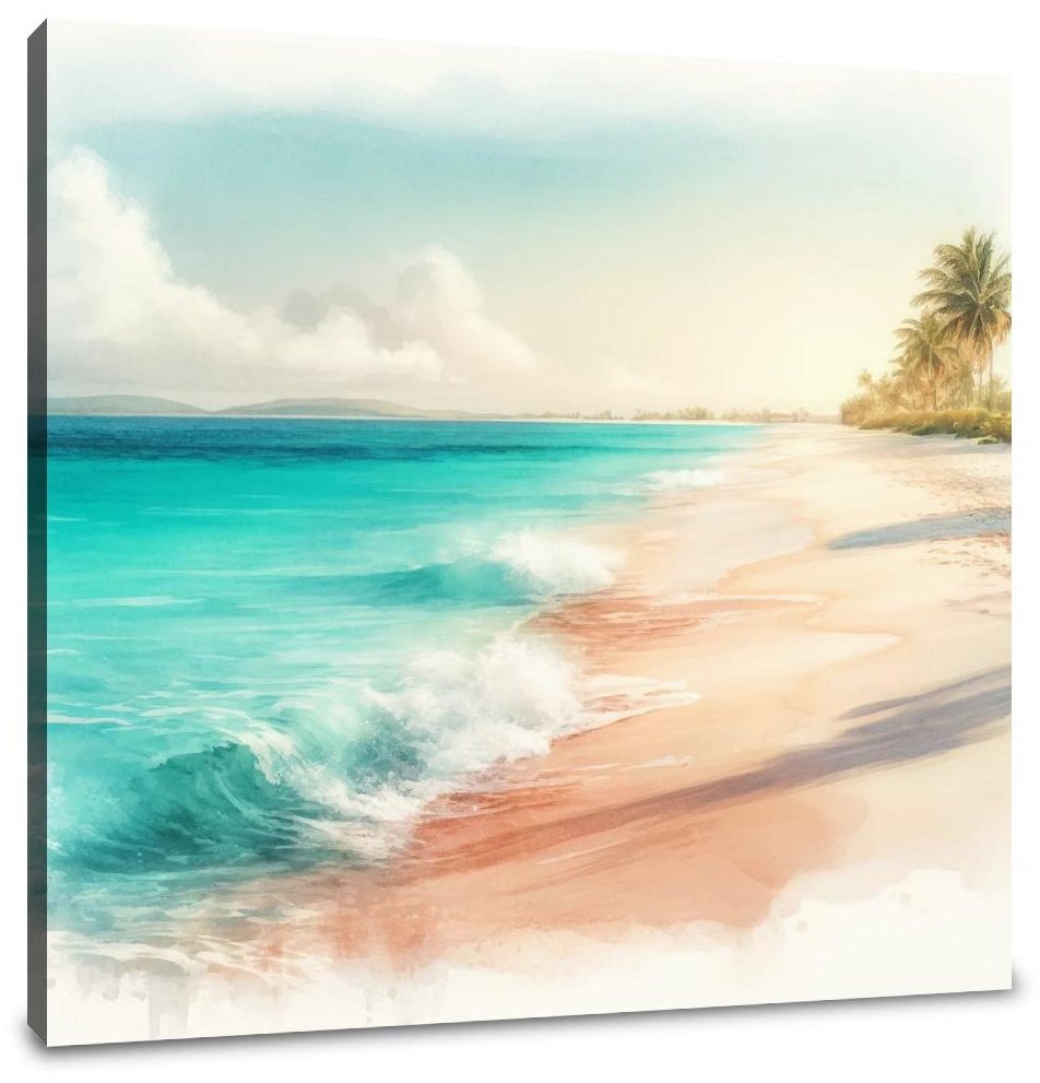 Idyllic Beach Canvas