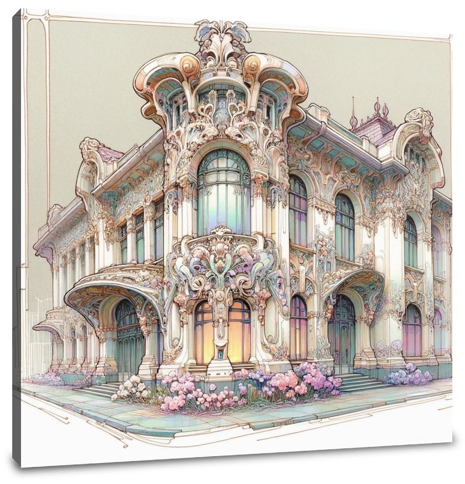 Nouveau Nature Canvas