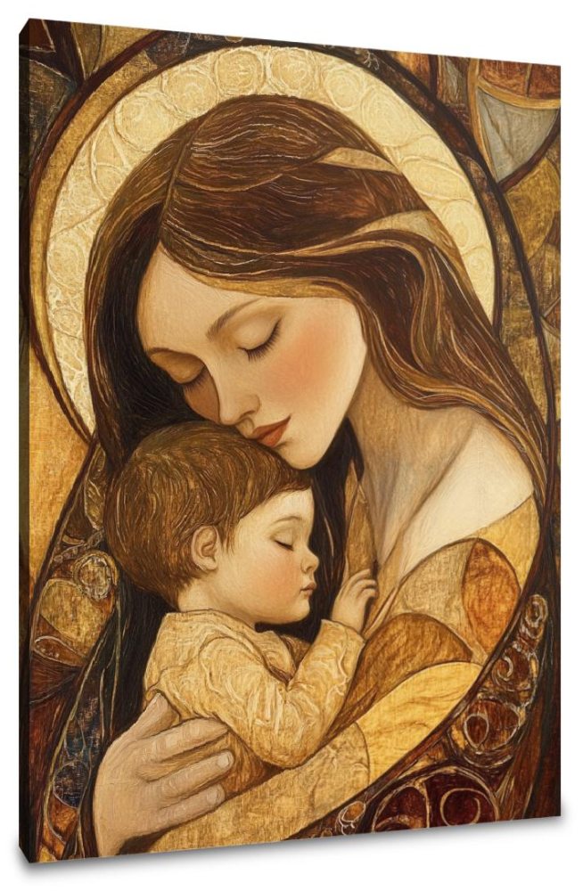 Maternal Serenity Canvas