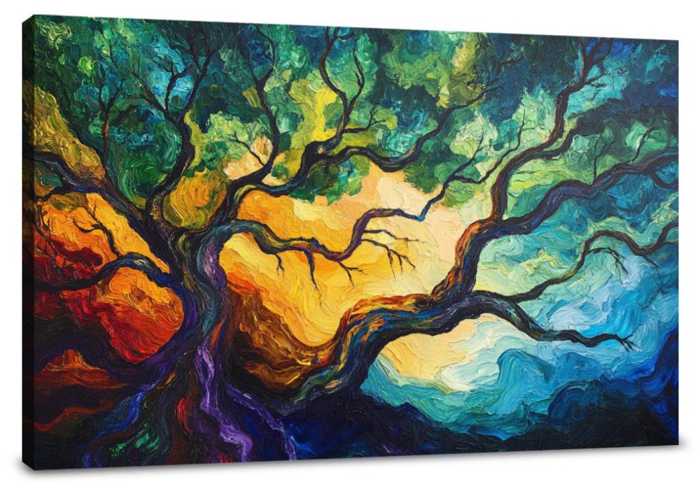 Pulsating Forest Canvas
