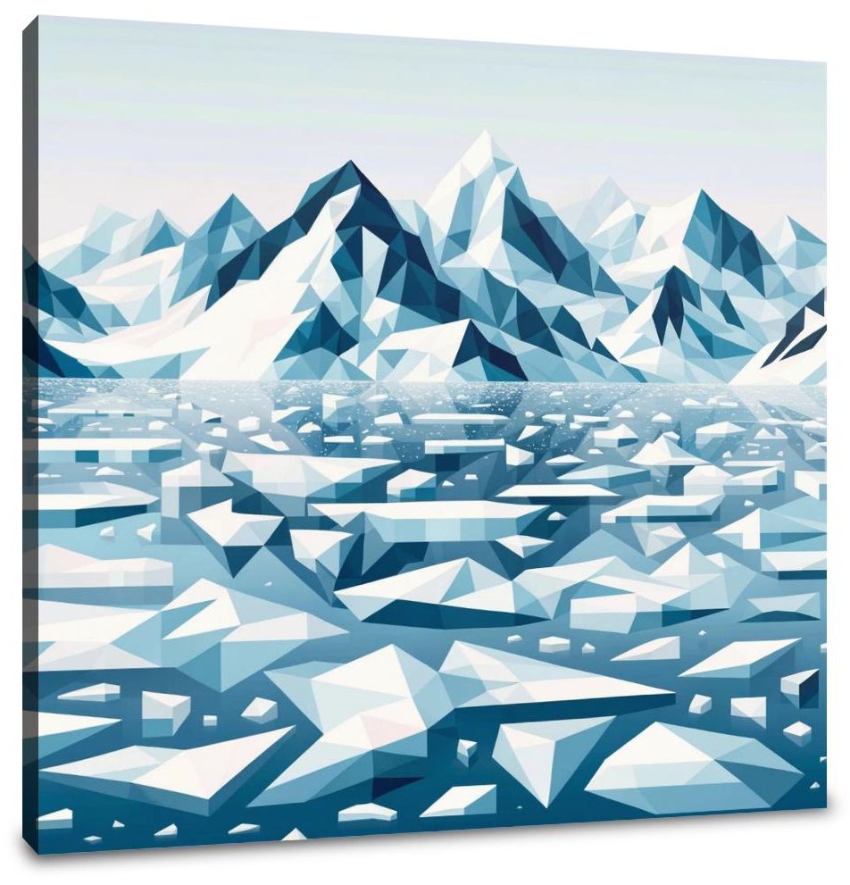 Frozen Arctic Canvas