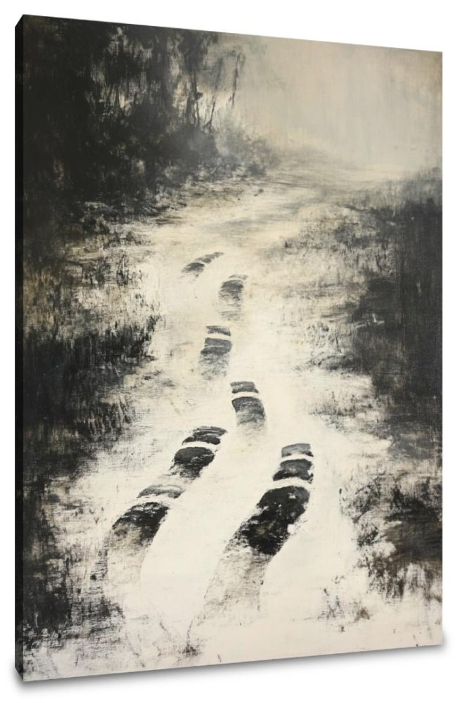 Disappearing Footprints Canvas