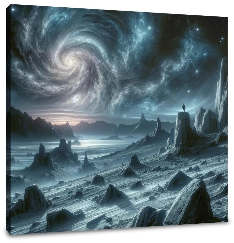 Lunar Solitude Canvas