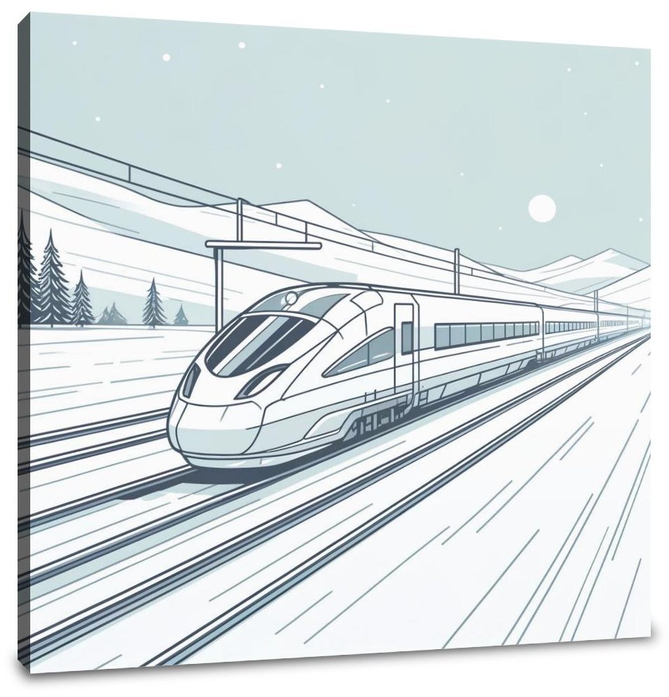 Winter Journey Canvas