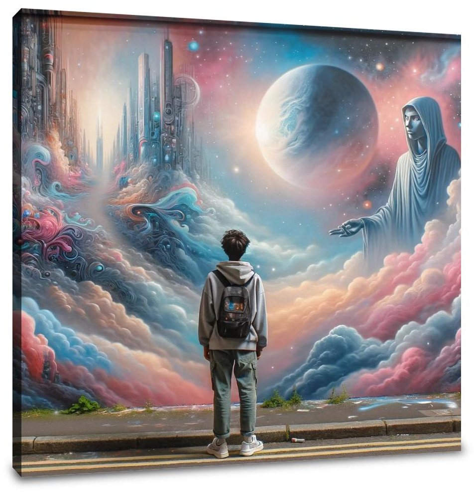 Urban Canvas of Dreams Canvas
