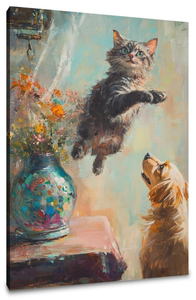 Cat's Mischief Canvas