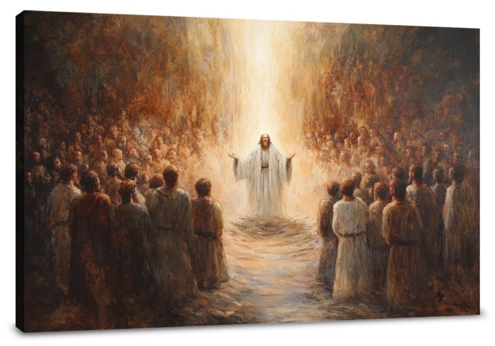 Saint David’s Sermon Canvas