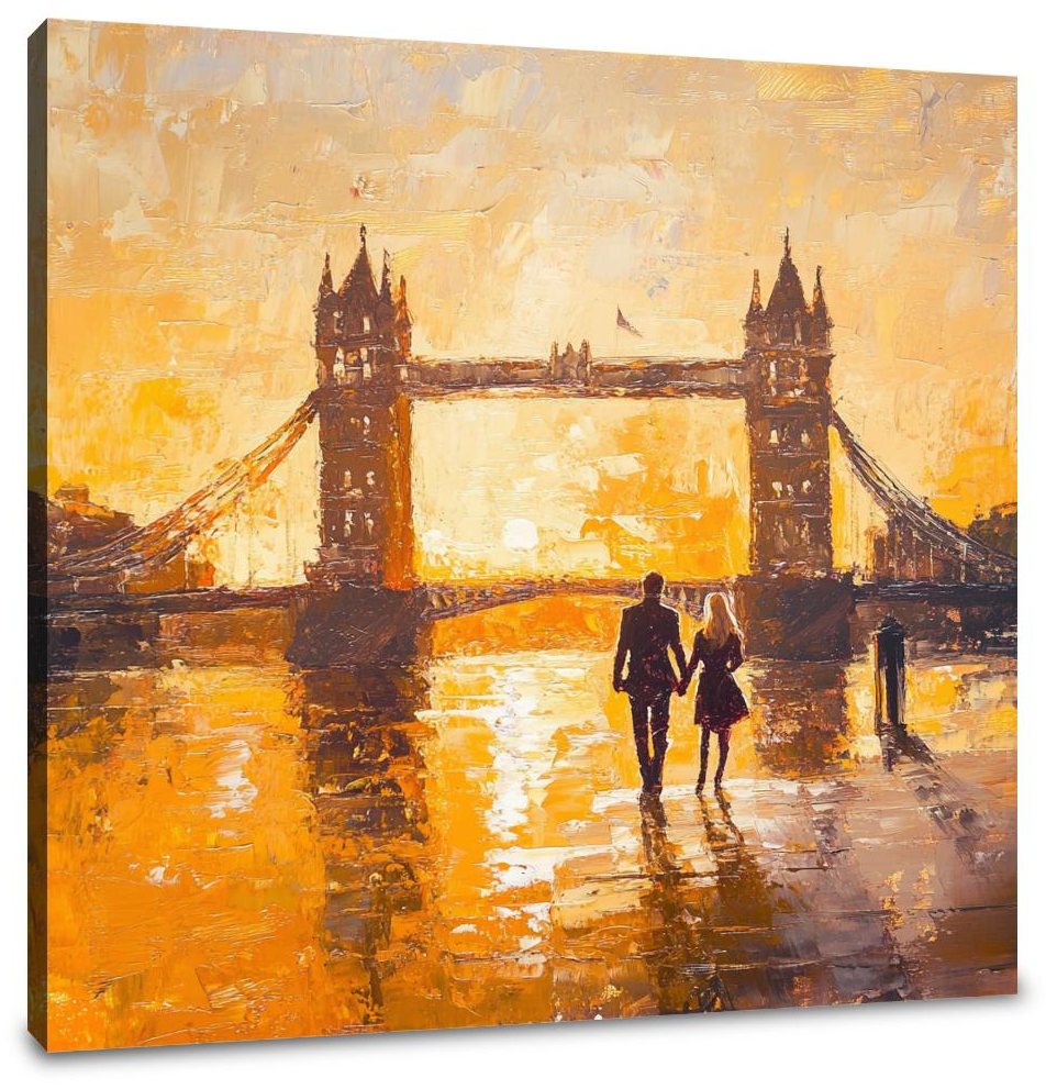 Tower Bridge Romance Canvas