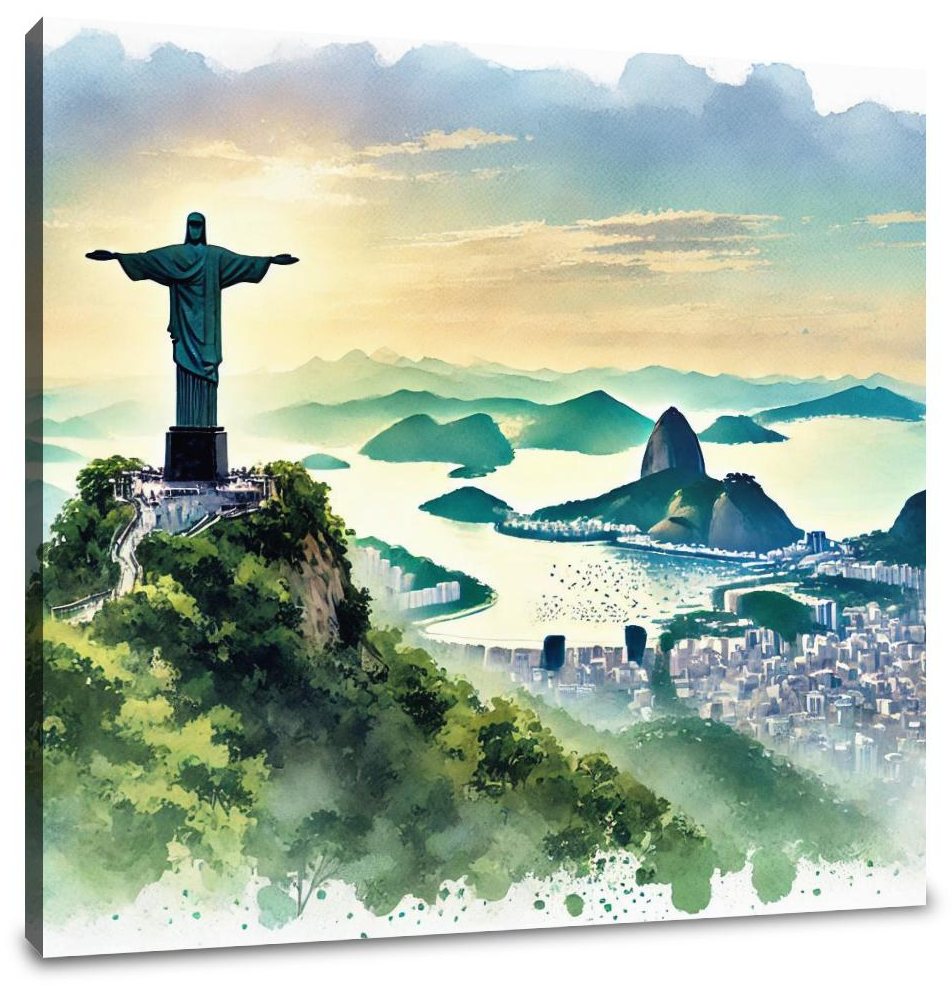 Rio Reverence Watercolour Canvas
