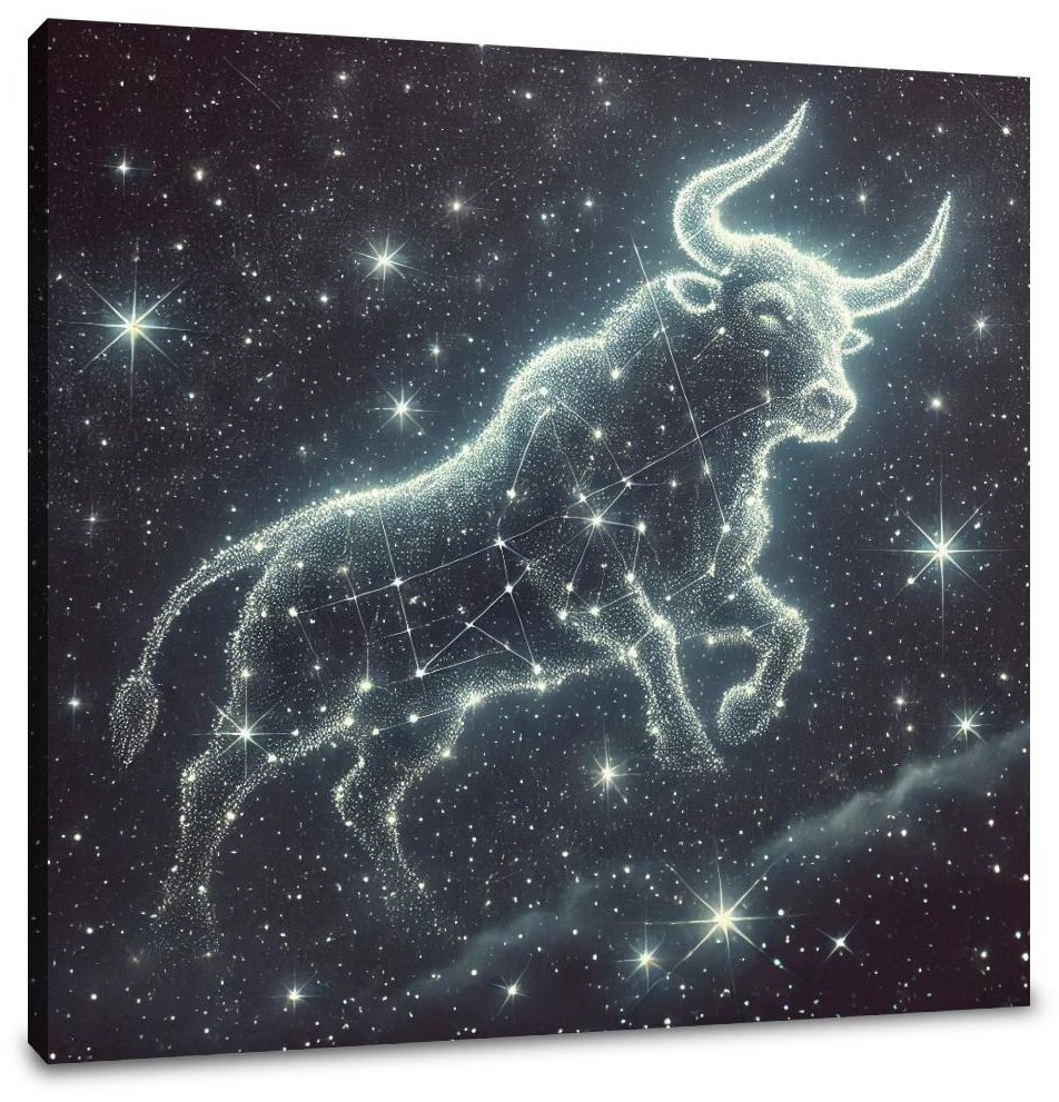 Taurus Constellation Canvas