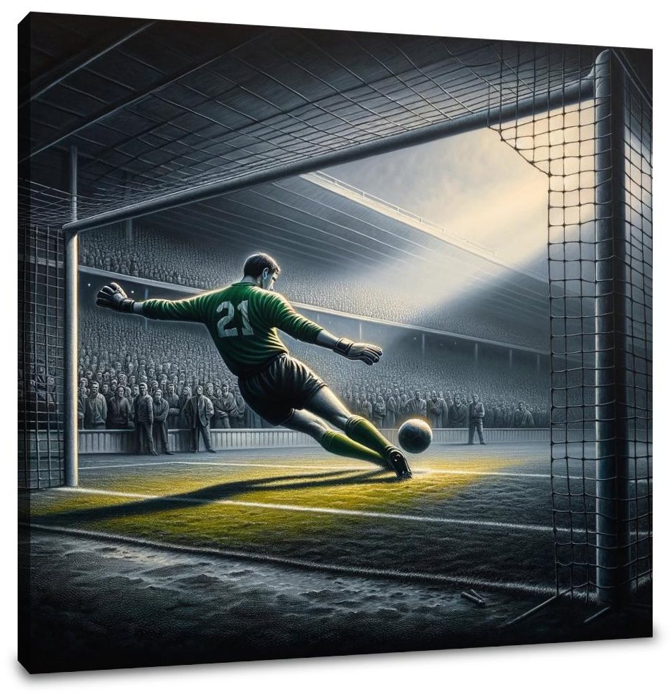Goalkeeper's Moment Canvas