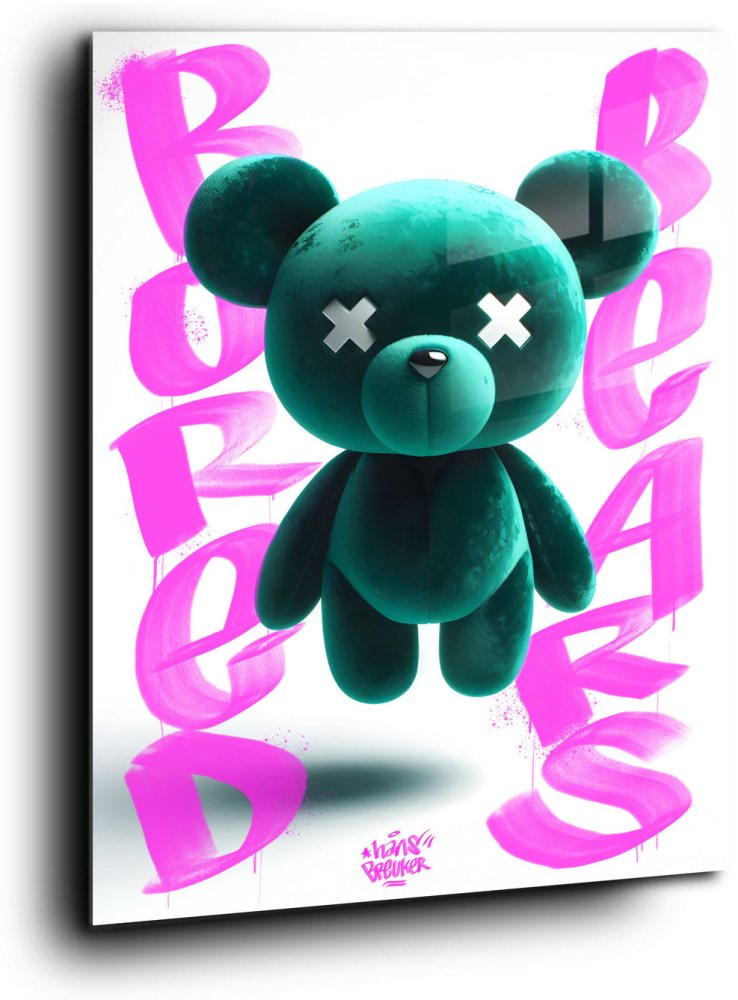 Velvet green bored bear