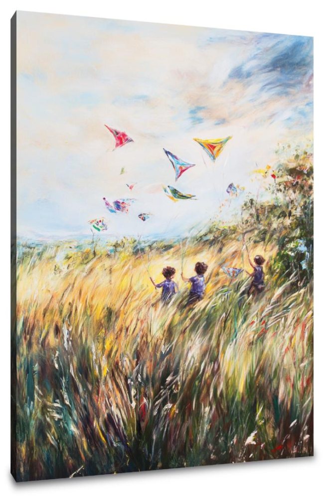 Kite Adventures on Canvas