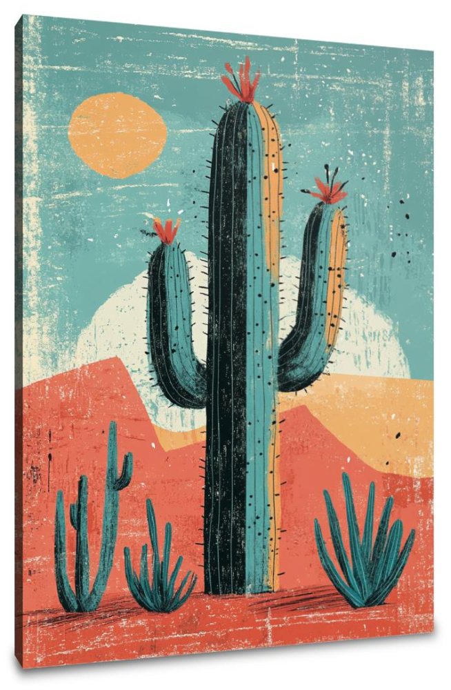 Cactus Serenade Canvas