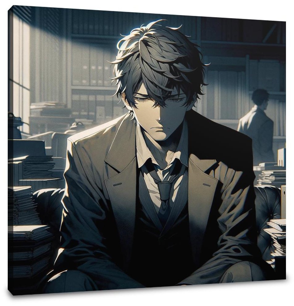 Detective's Solitude Canvas