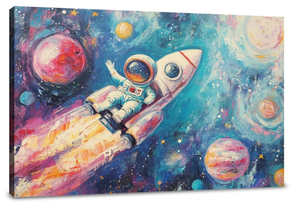 Astronaut Adventure Canvas