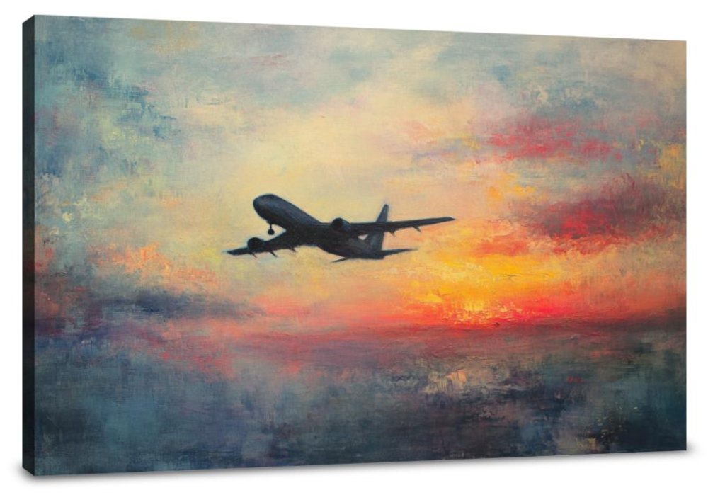 Melancholic Takeoff Canvas