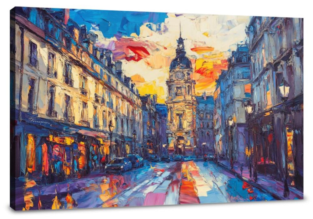 Rue de la Bourse Canvas