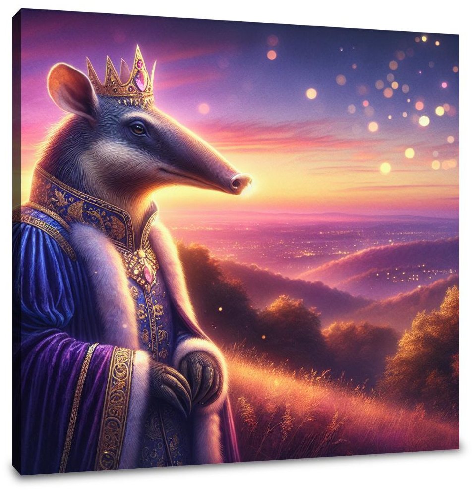 Regal Aardvark Dusk Canvas
