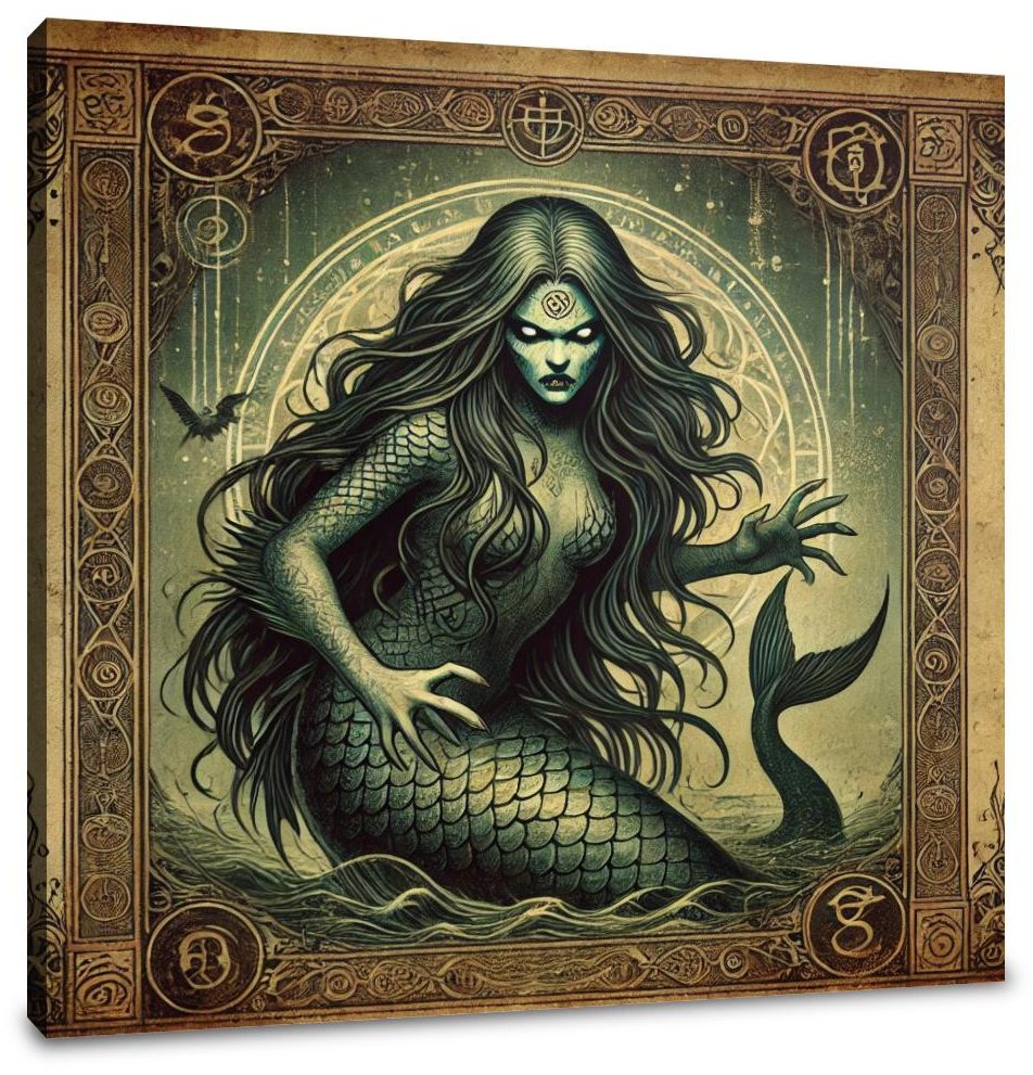 Medieval Siren Canvas